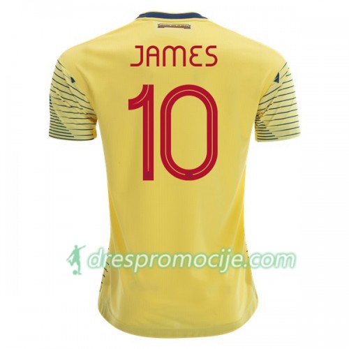 Kolumbija Dres James Rodriguez 10 Domaći Copa América 2019 Kratkih Rukava Kolumbija Dres James Rodriguez 10 Domaći Copa América 2019 Kratkih Rukava